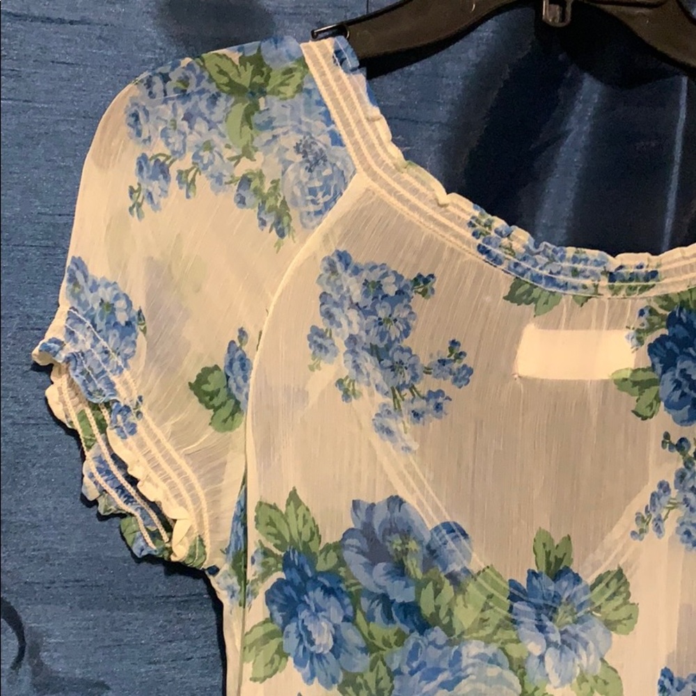 🌼Abercrombie/Fitch sheer blouse - Picture 6 of 6
